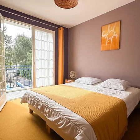 Villa Avec Grande Piscine, 6 Chambres, Tennis, Privée - La Palmyre - Fr-1-705-83 *