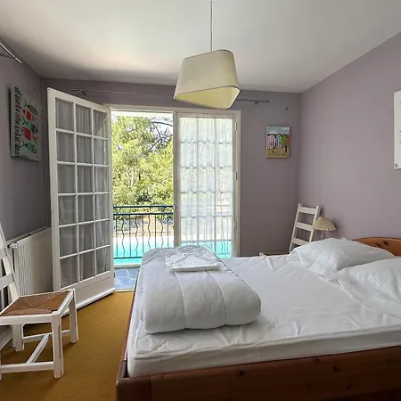 Villa Avec Grande Piscine, 6 Chambres, Tennis, Privee - La Palmyre - Fr-1-705-83 *